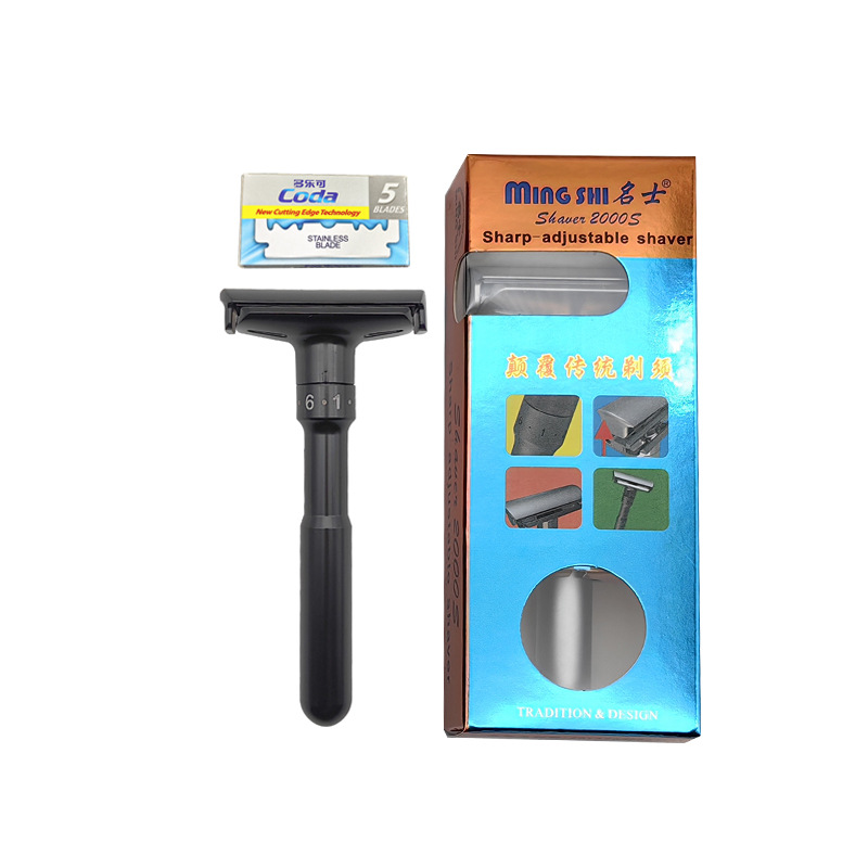 Bàn cạo râu cổ điển Ming shi 2000S màu đen