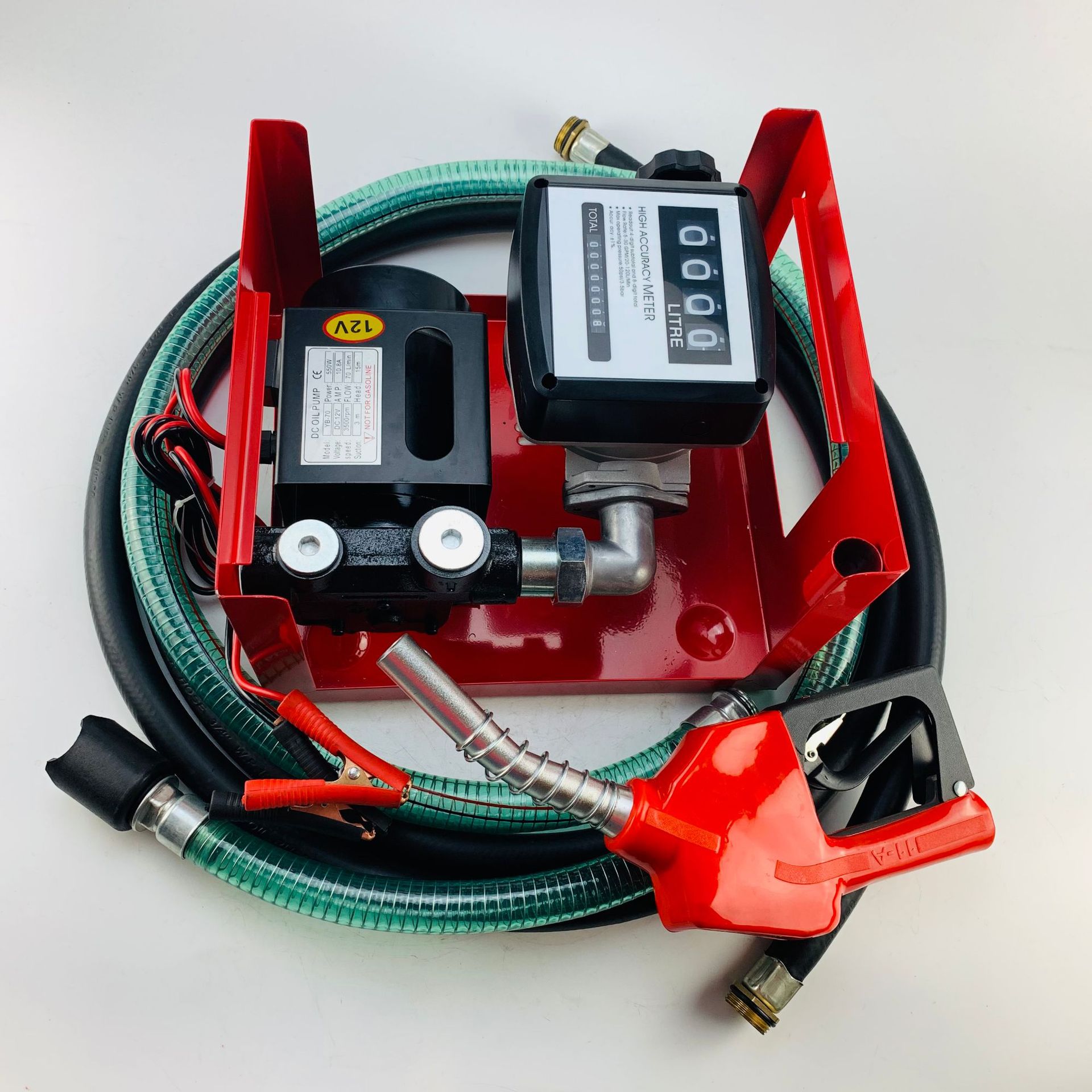 Bơm nhiên liệu diesel DC 24V ZYB-70 có đếm lít