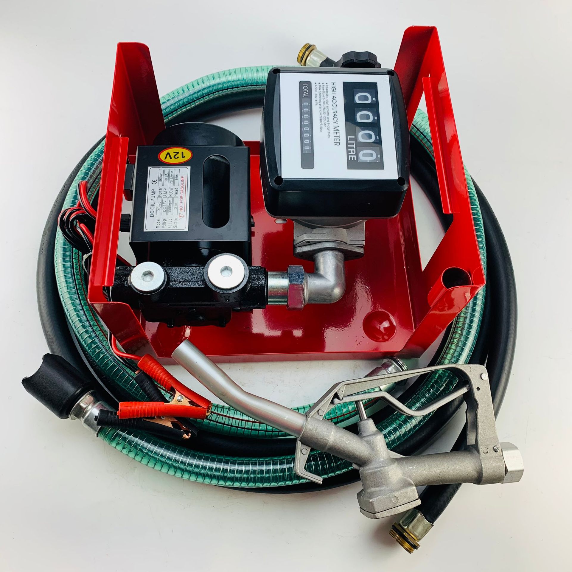 Bơm nhiên liệu diesel DC 24V ZYB-70 có đếm lít