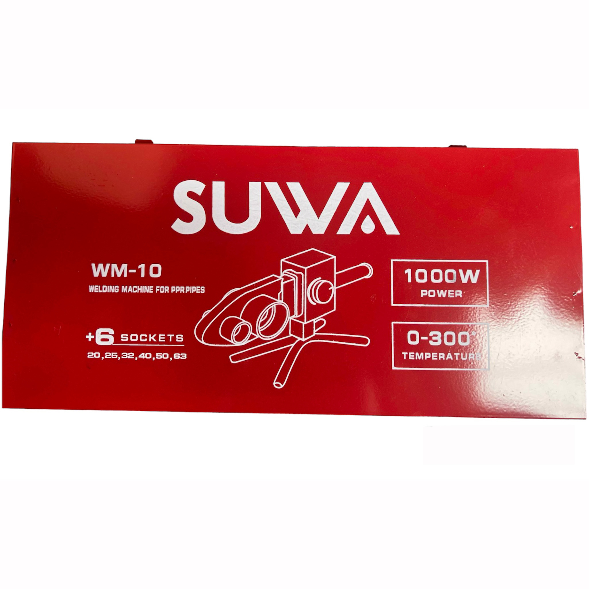 Máy hàn nhiệt ống nước Suwa WM-10 1000W 3 lỗ, 6 đầu hàn 20-63mm