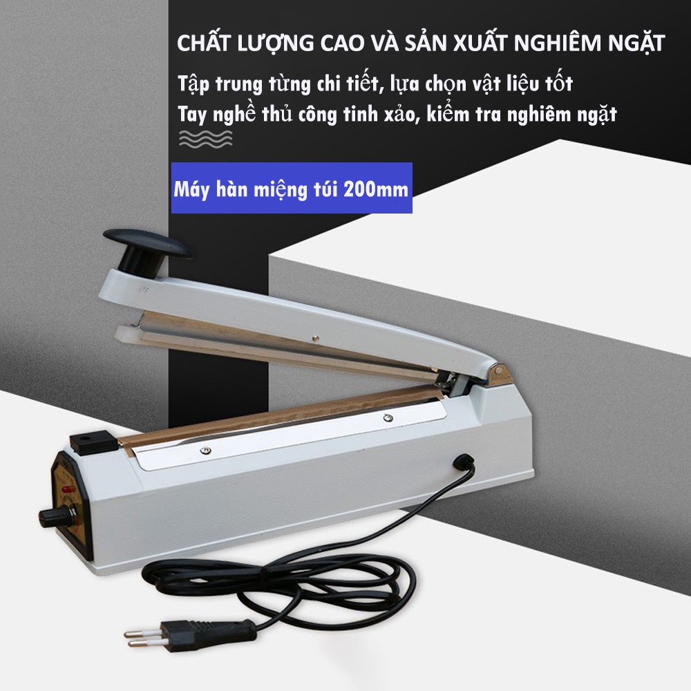 Máy hàn miệng túi dập tay Ruixiang PFS 8mm