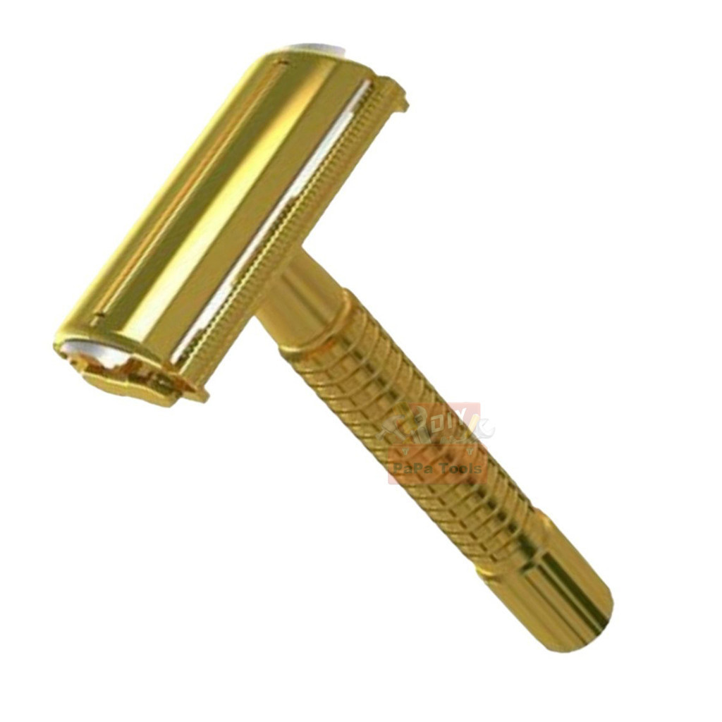 Bàn cạo râu truyền thống Mingshi 9508-A kẹp lưỡi dạng cánh bướm- Dao cạo râu lưỡi lam tiện lợi