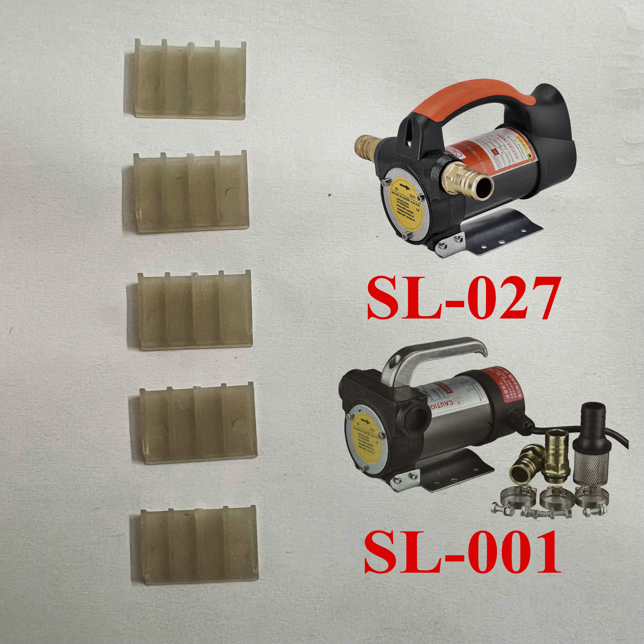 Bộ 5 cánh gạt máy bơm dầu diesel Suoli model