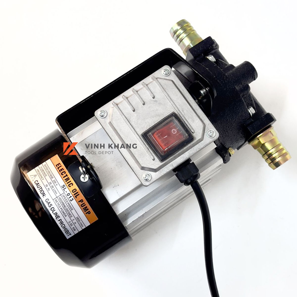 bơm bánh răng WCB khớp trong Suoli SL-013 Máy bơm dầu nhơt 220V 550W