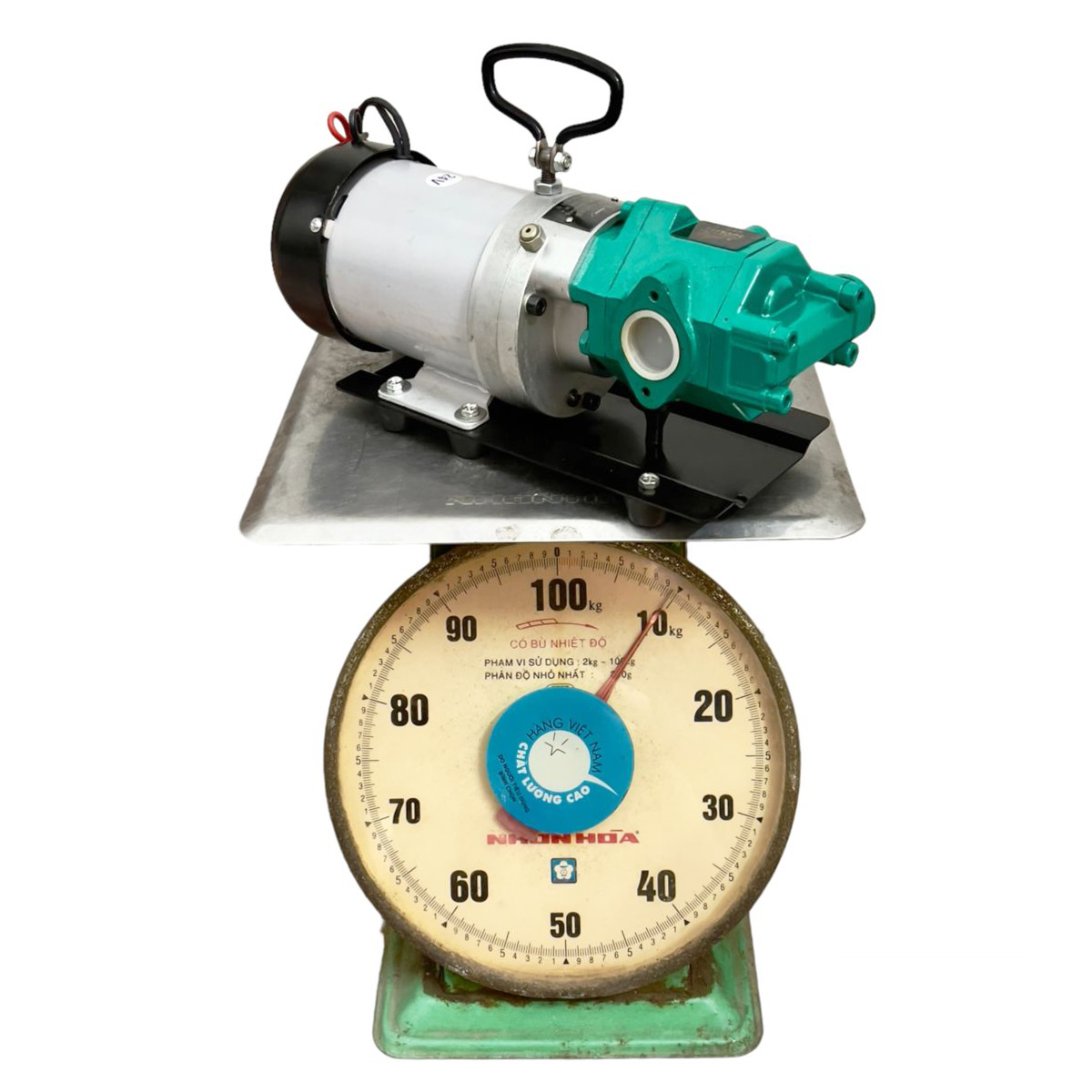 Máy bơm dầu bánh răng 24V WCB-75L + Lọc tái sử dụng