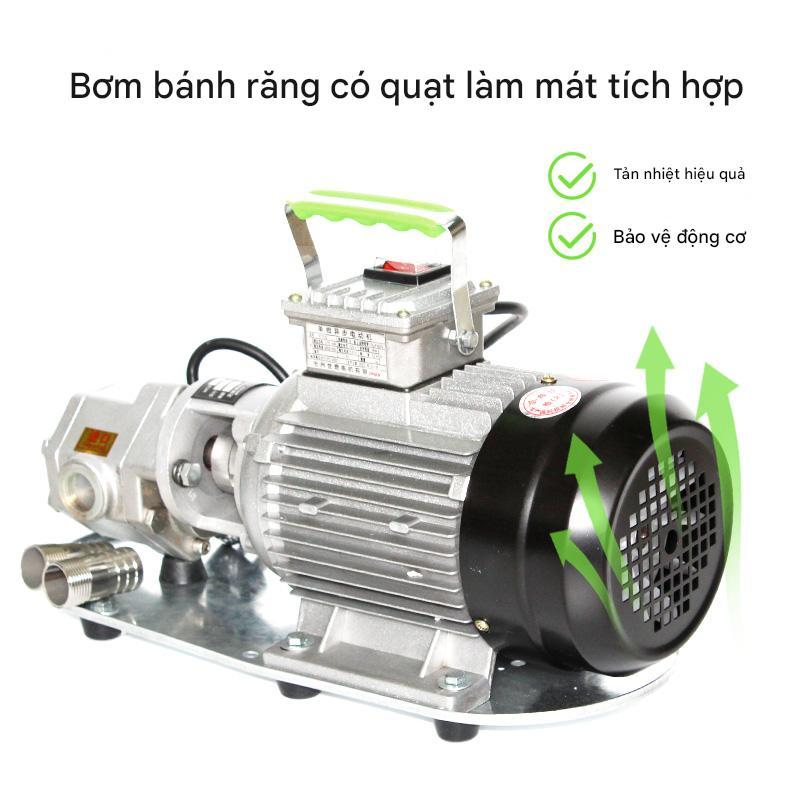 Bơm bánh răng WCB inox 430 chịu hóa chất