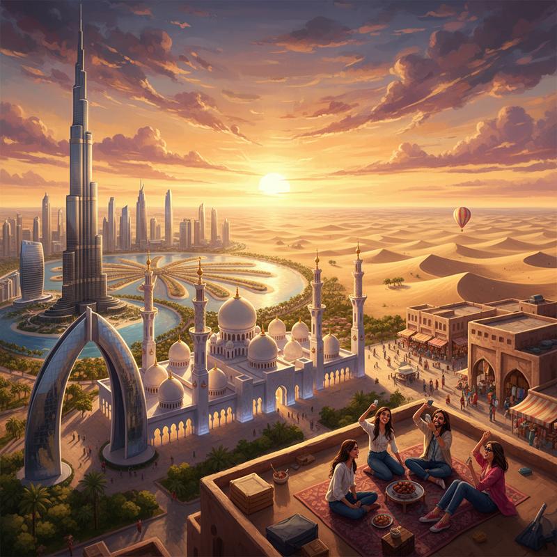 7 Ngày Khám Phá Dubai & Abu Dhabi Dịp Tết Với Ngân Sách Trung Bình