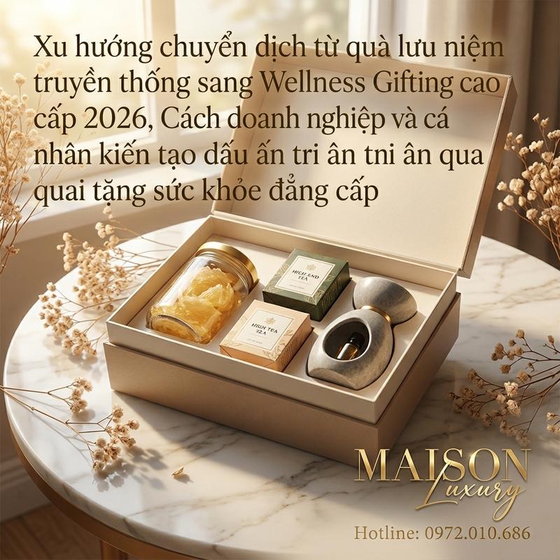 Xu hướng chuyển dịch từ quà lưu niệm truyền thống sang Wellness Gifting cao cấp 2026