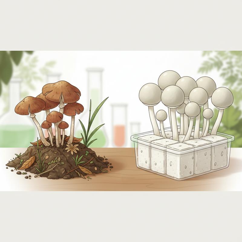 Phân biệt nấm mối tự nhiên và nấm mối trồng: Nhìn là biết!