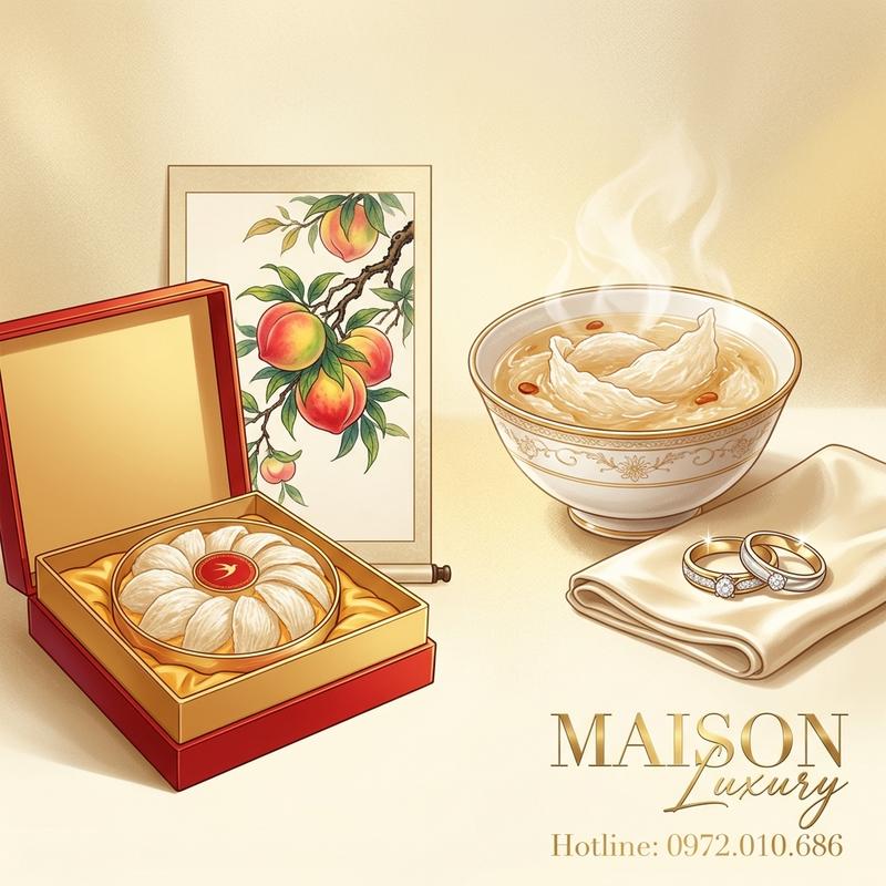 Yến Sào Trong Lễ Mừng Thọ Và Cưới Kim Cương: Nét Văn Hóa Tri Ân Tinh Tế