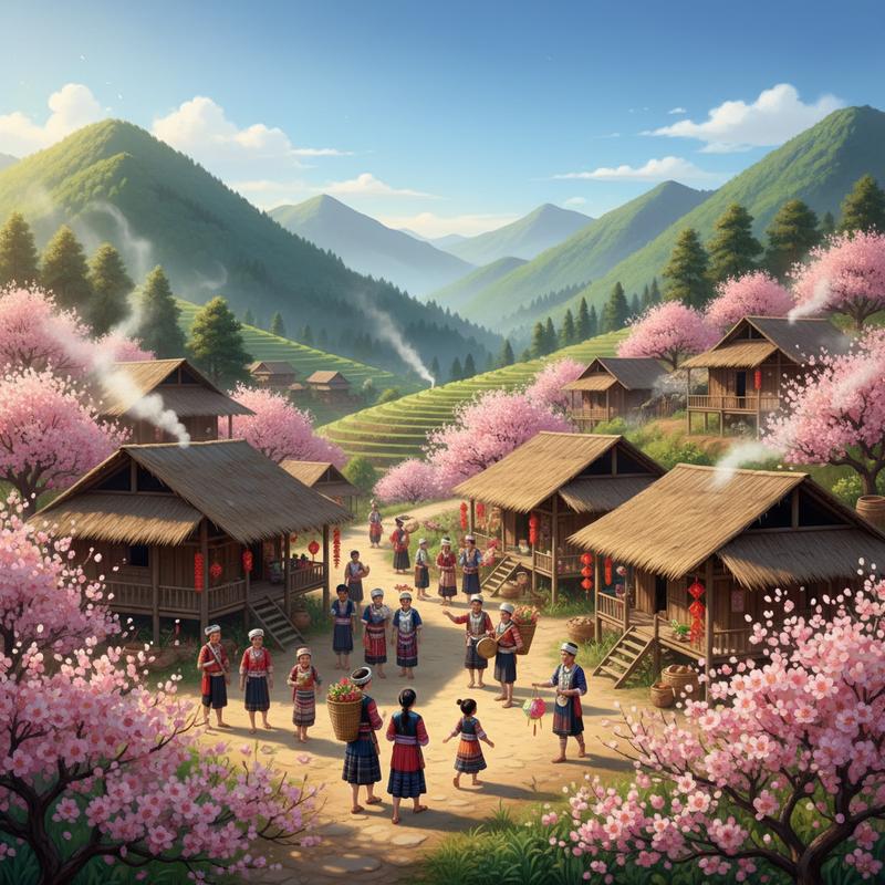 Các Bản Làng Miền Núi Phía Bắc: Giữ Trọn Vẹn Phong Tục Tết Truyền Thống