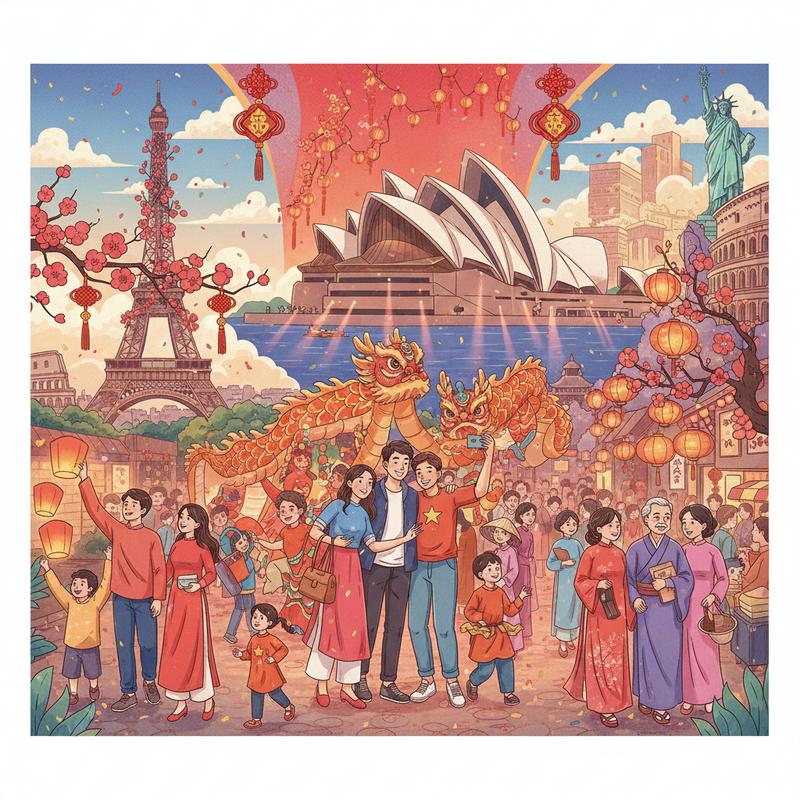 Du lịch Tết Nguyên Đán nước ngoài: Trải nghiệm khác biệt đầy sắc màu