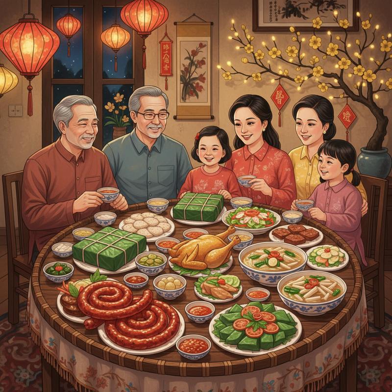 Lịch Sử Lạp Xưởng Tết: Hành Trình Từ Ngoại Lai Đến Bàn Tiệc Việt