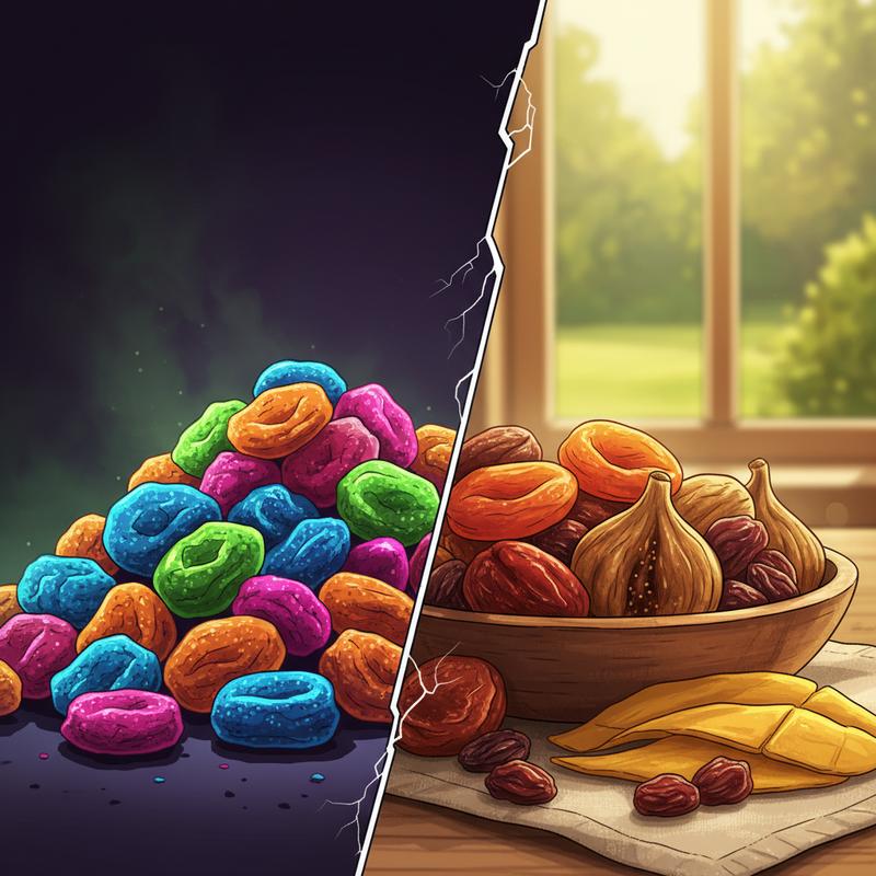 Vạch trần Sự thật: Lưu huỳnh trong Hoa quả sấy giá rẻ và Nguy cơ Sức khỏe