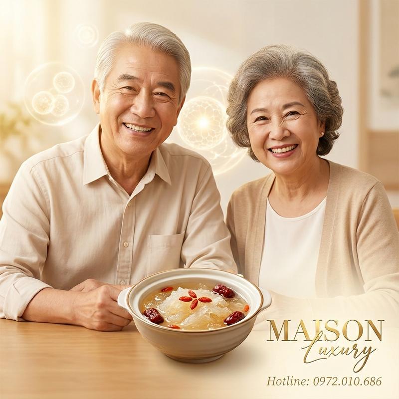 Bí quyết trẻ hóa tế bào từ Proline trong yến: Kéo dài tuổi thọ cho người già