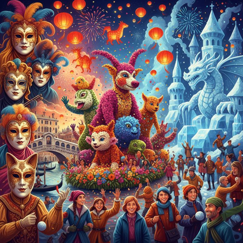 10 Lễ hội Carnival & Lễ hội Tuyết Lớn Nhất Châu Âu Trùng Dịp Tết Nguyên Đán