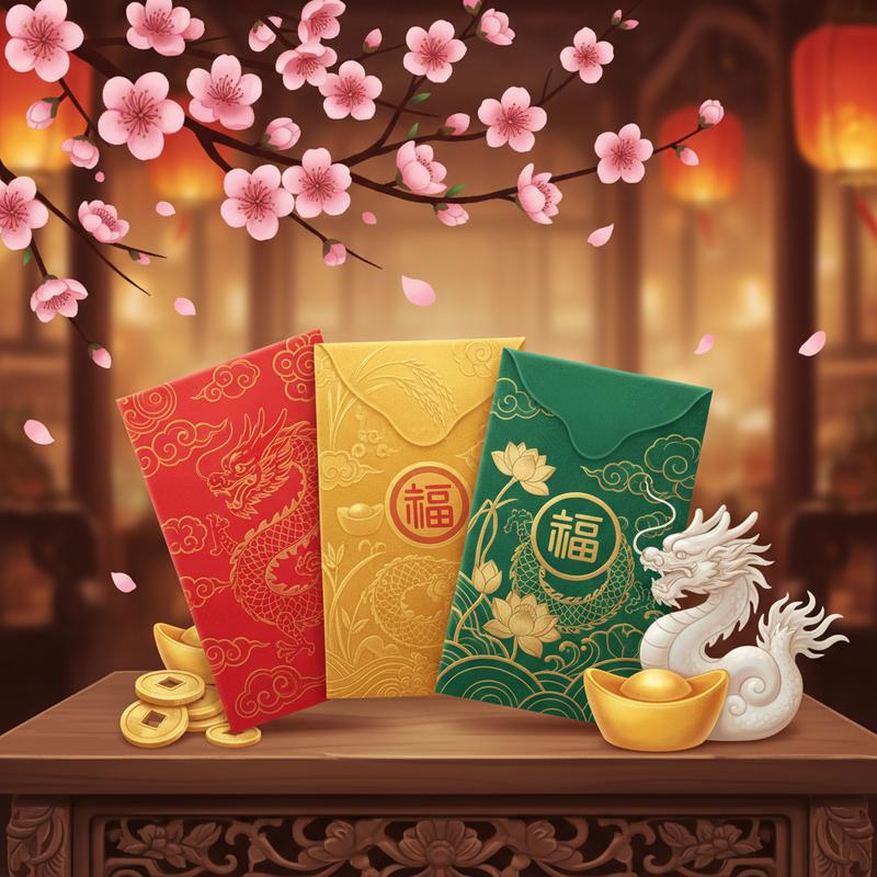 Gợi Ý 3 Màu Bao Lì Xì May Mắn Cho Tuổi Thìn Tết 2026