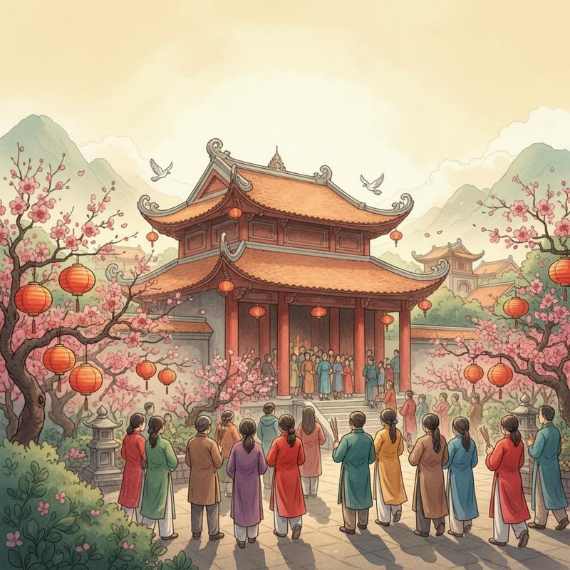 Nên Du Xuân Lễ Chùa Nào Ở Hà Nội Mùng 1 Tết Để Cầu May Mắn & Bình An?