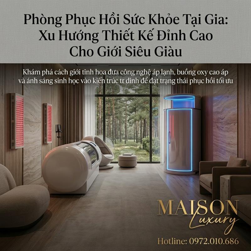 Phòng Phục Hồi Sức Khỏe Tại Gia: Xu Hướng Thiết Kế Đỉnh Cao Cho Giới Siêu Giàu
