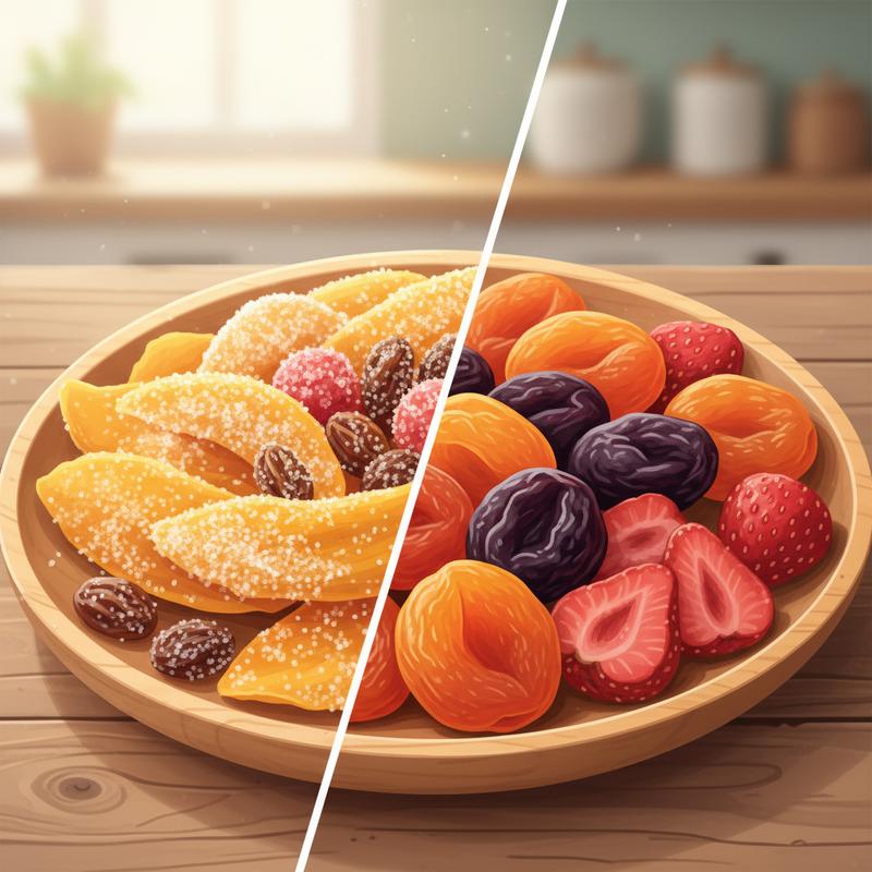 Lượng đường tự nhiên vs đường bổ sung trong trái cây sấy: Hiểu đúng để chọn khỏe