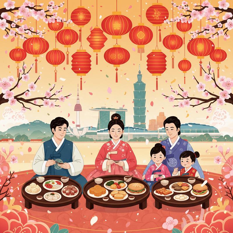 Điểm Đến Châu Á Cùng Đón Tết: Hàn Quốc, Đài Loan, Singapore