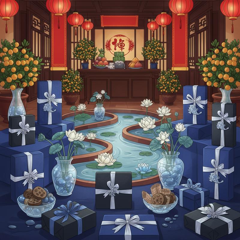 Quà Tặng Tết Cho Người Mệnh Thủy: Hóa Giải Khó Khăn, Thuận Buồm Xuôi Gió