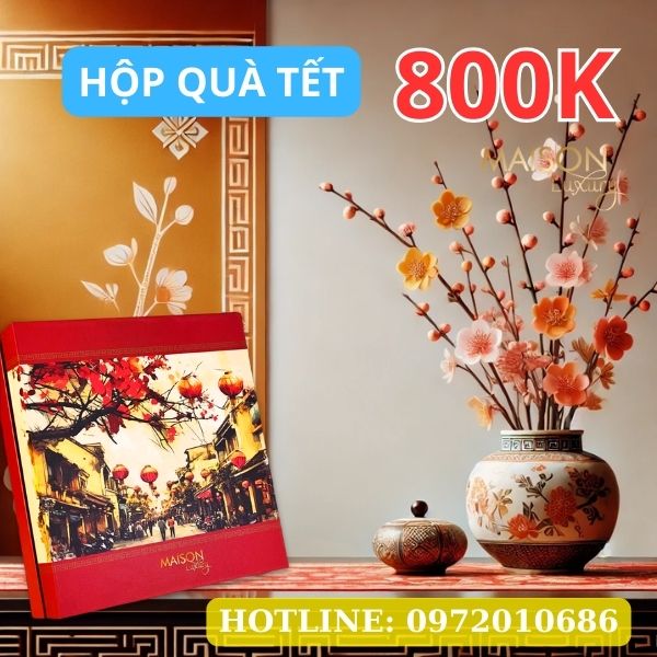 Giỏ Quà Tết 800k - Sang Trọng, Tinh Tế, Giá Tốt Nhất 2025