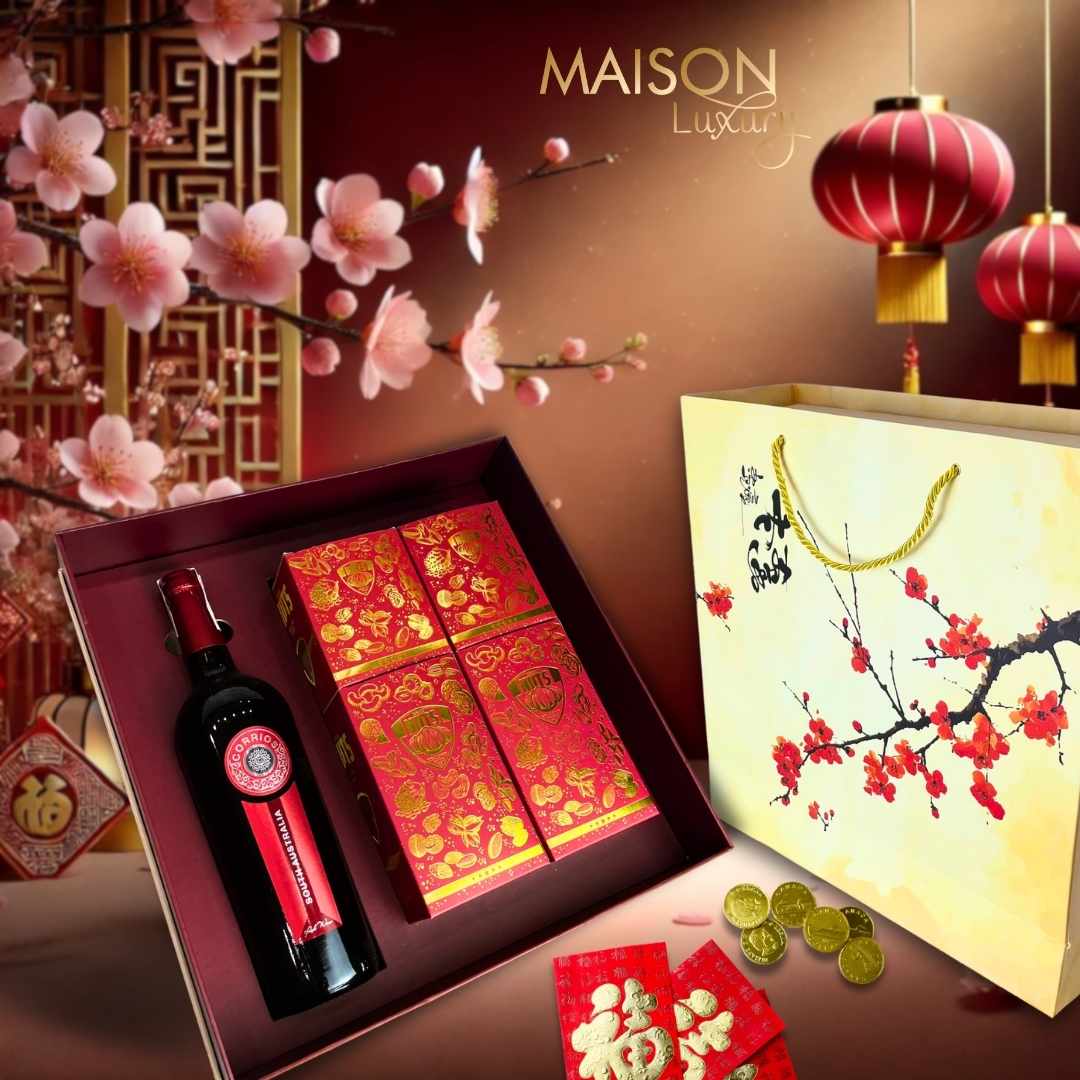 Giỏ Quà Tết Cao Cấp Maison Luxury – Tạo Dấu Ấn Tết 2025