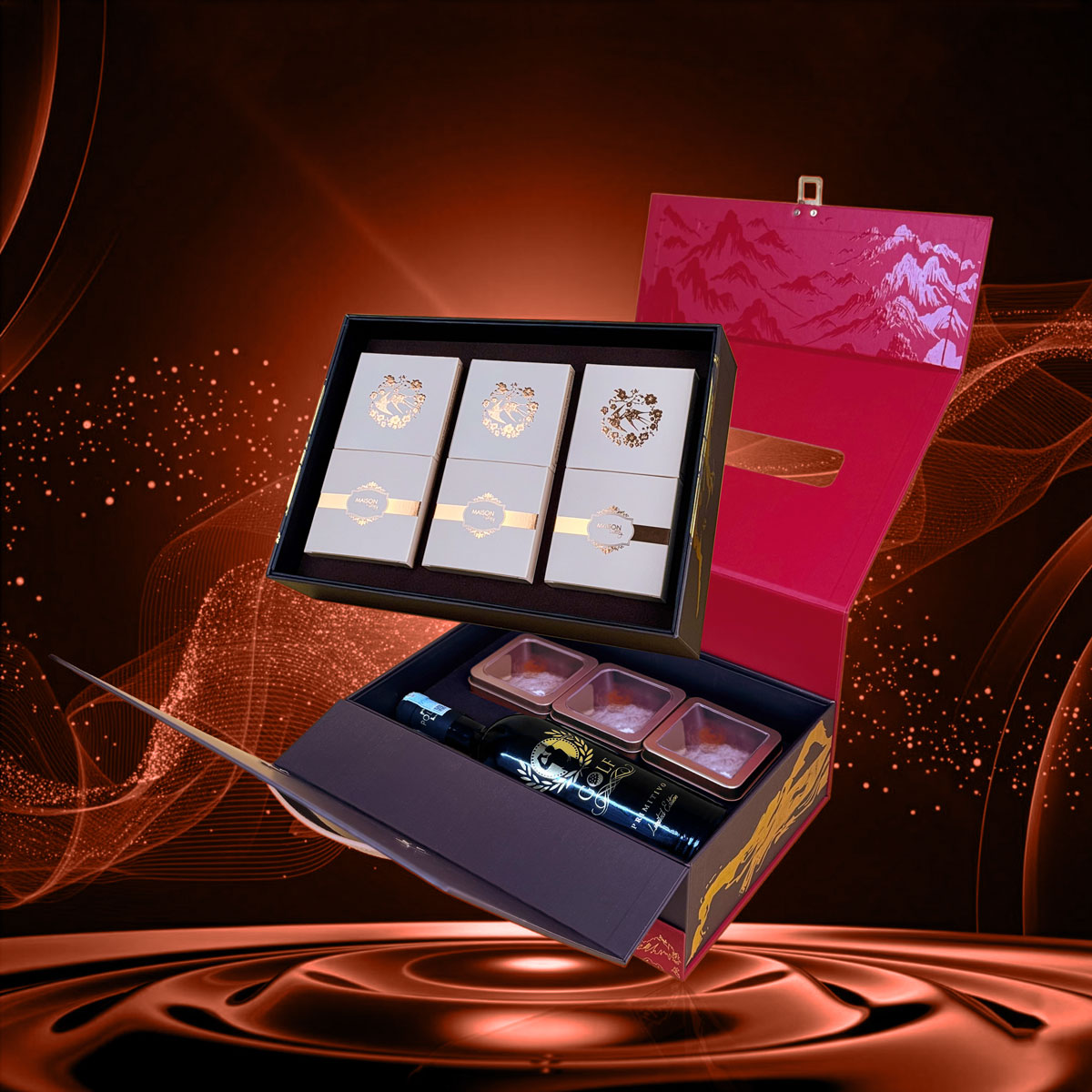 Hộp Quà Tết Maison LaCasTa 5 - Tuyệt Tác Quà Tết 2 Tầng Đẳng Cấp