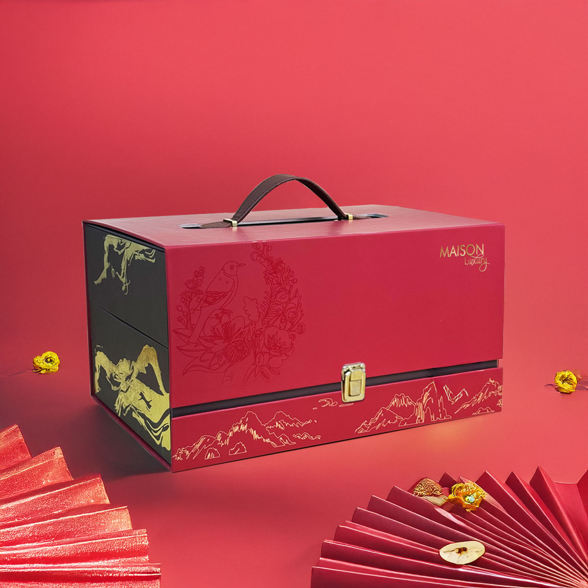 Hộp Quà Tết Maison LaCasTa 2 - Tuyệt Tác Quà Tết 2 Tầng Đẳng Cấp