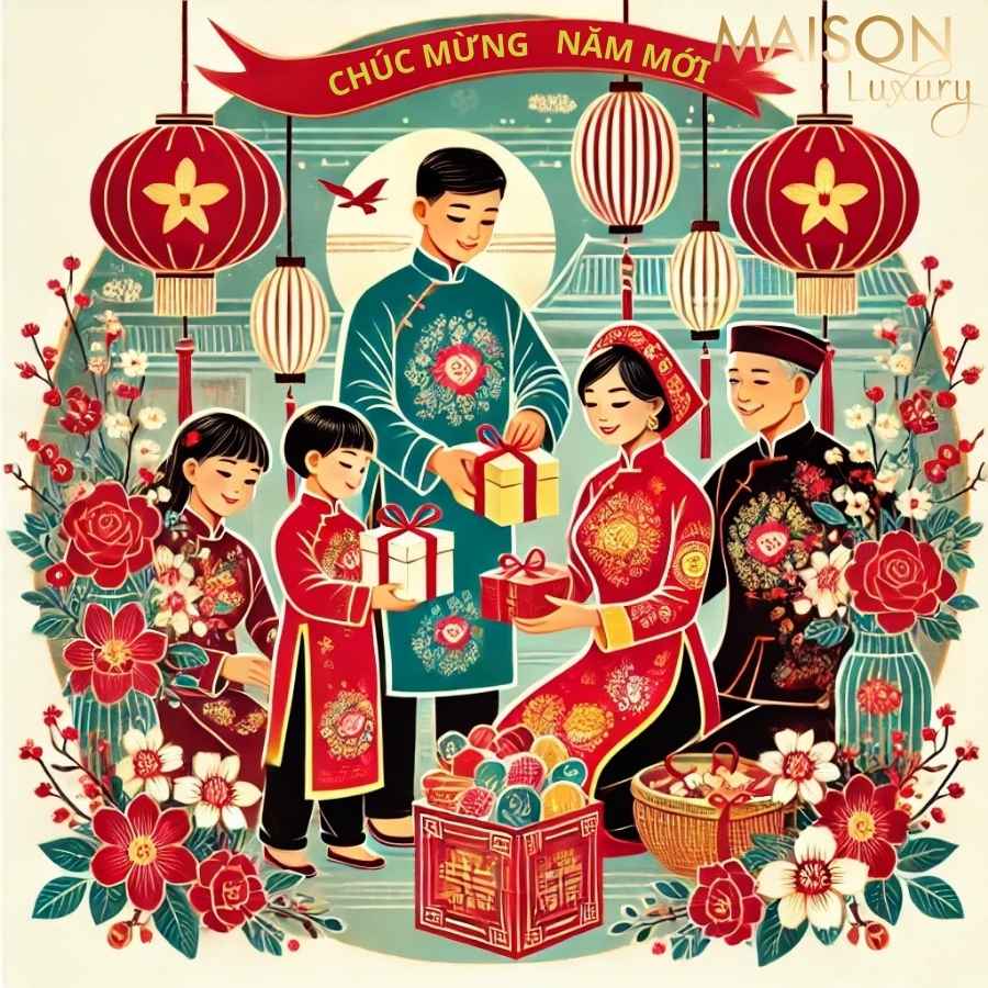 tặng quà ngày tết - ý nghĩa của việc tặng quà