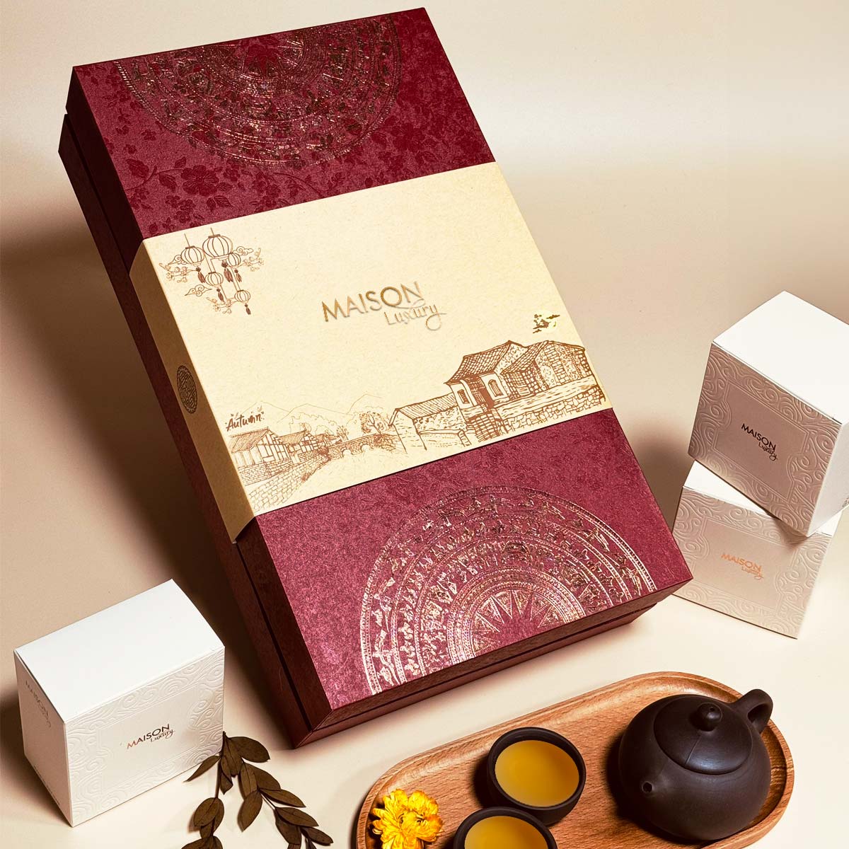 Bánh trung thu cho khách sạn - Hộp Trống Đồng 3