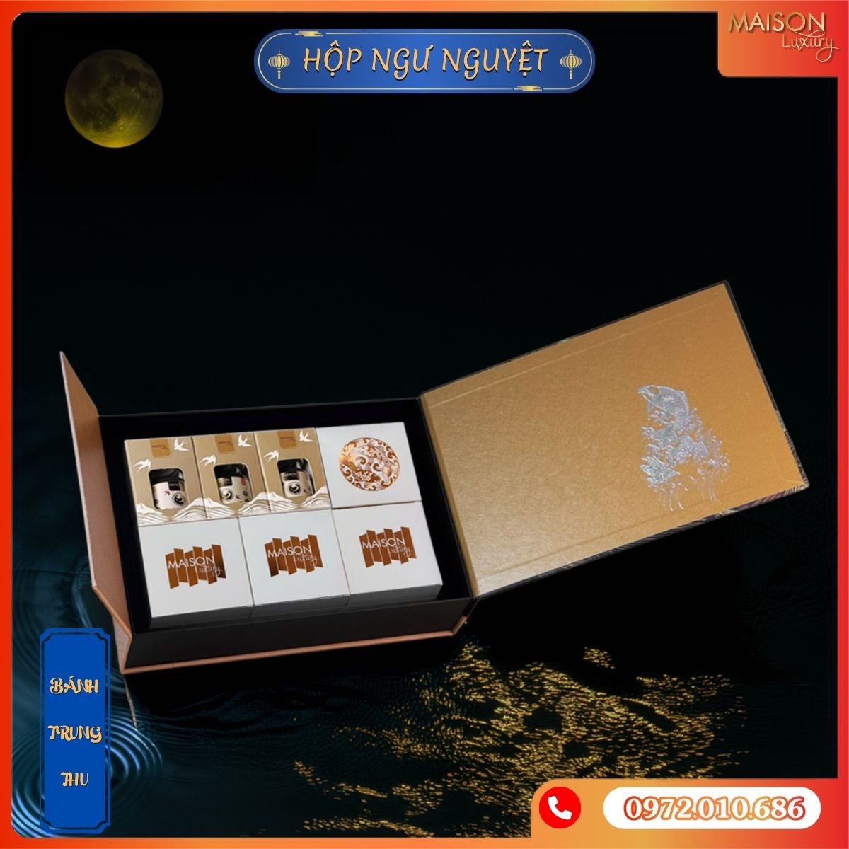 Hộp bánh trung thu Maison Ngư Nguyệt 5