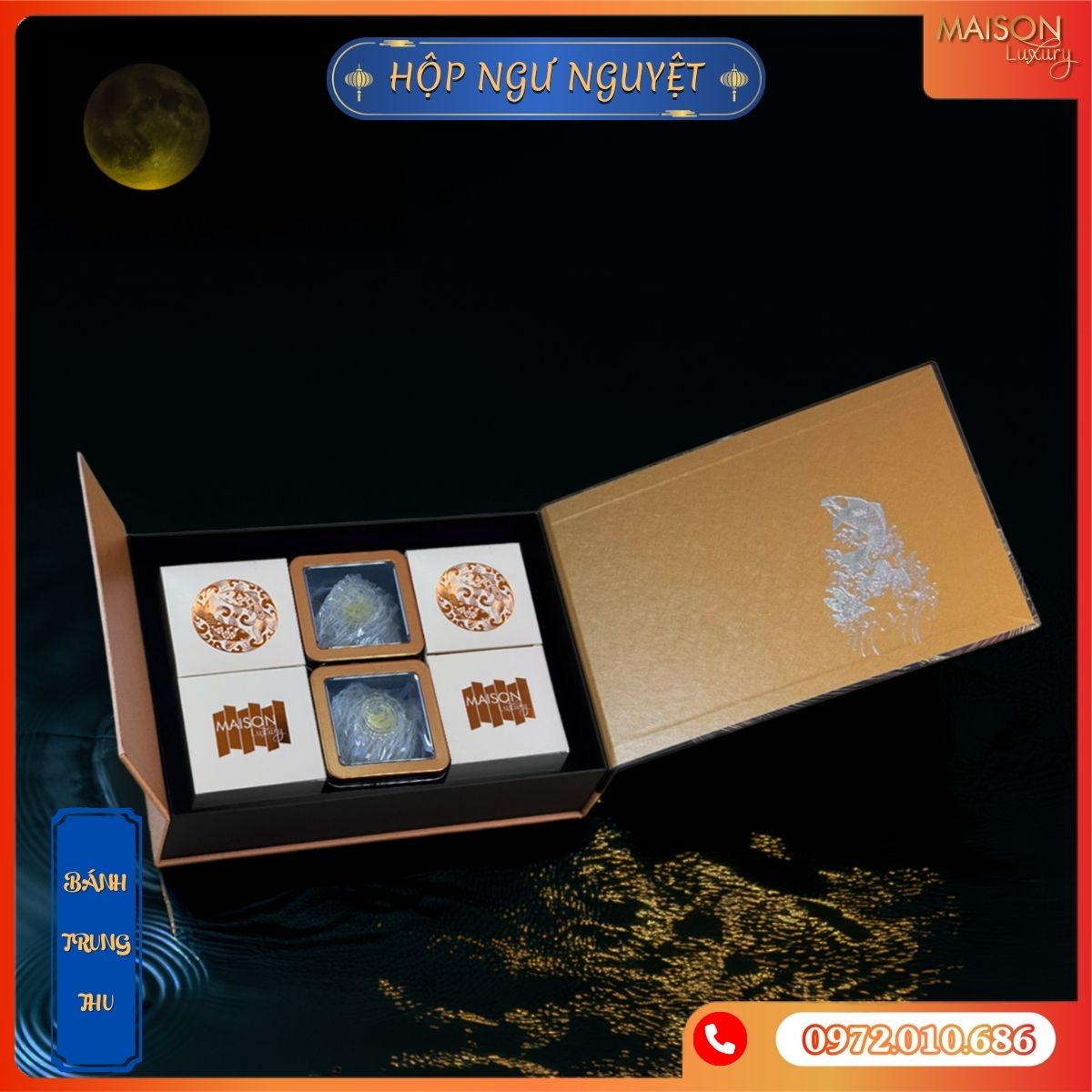 Hộp bánh trung thu Maison Ngư Nguyệt 6