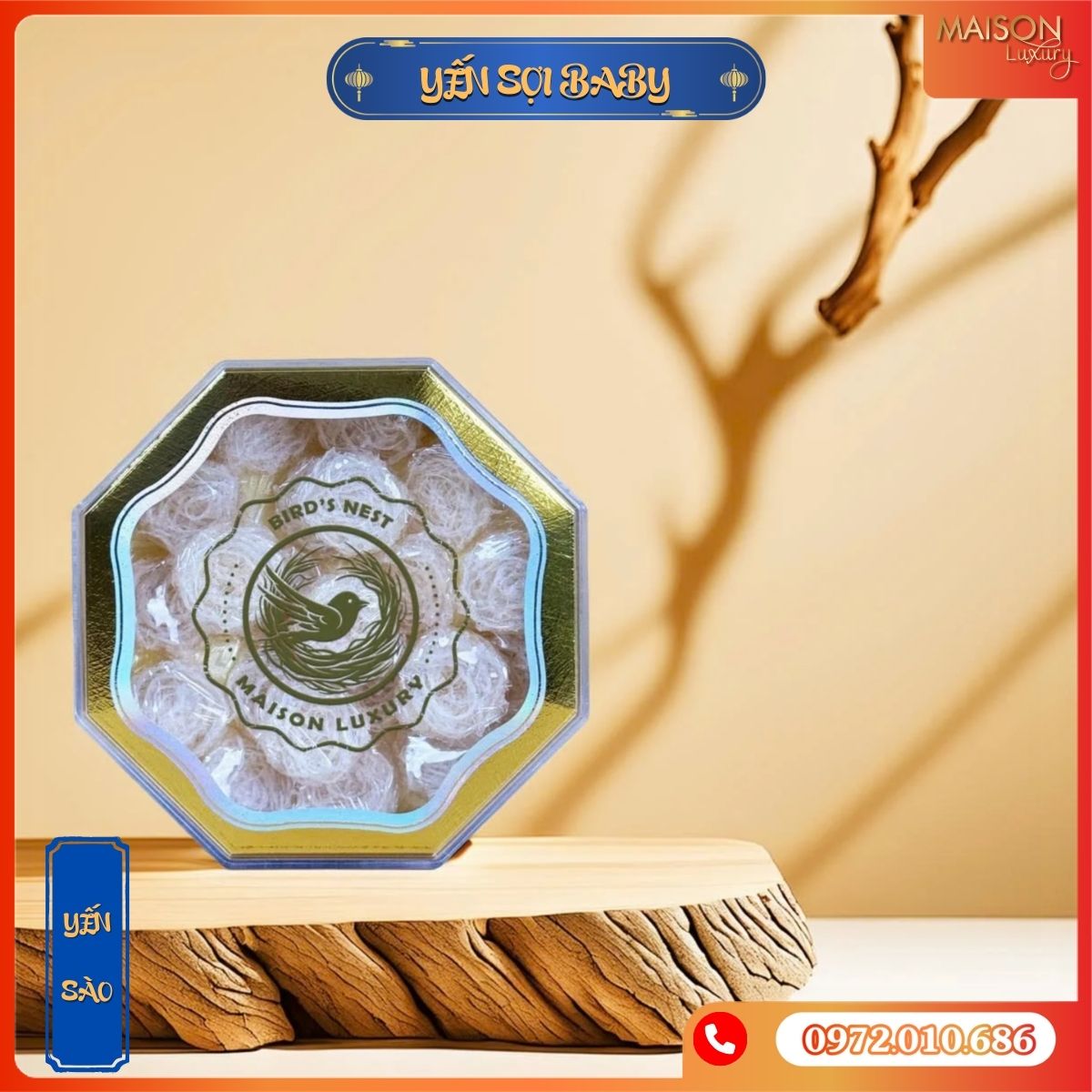 Yến Viên Sợi Baby Maison 50g