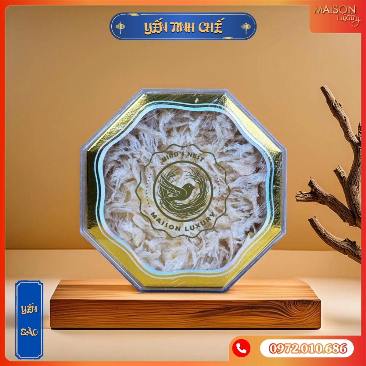 Chân Yến Sào Cho Người Bệnh Tinh Chế Maison Luxury 100g