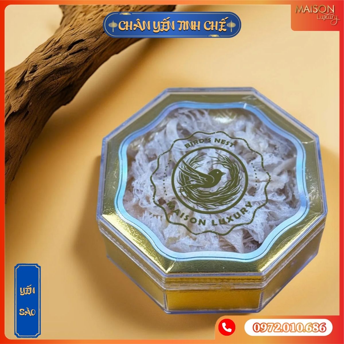 Chân Yến Sào Cao Cấp Tinh Chế Maison Luxury 50g
