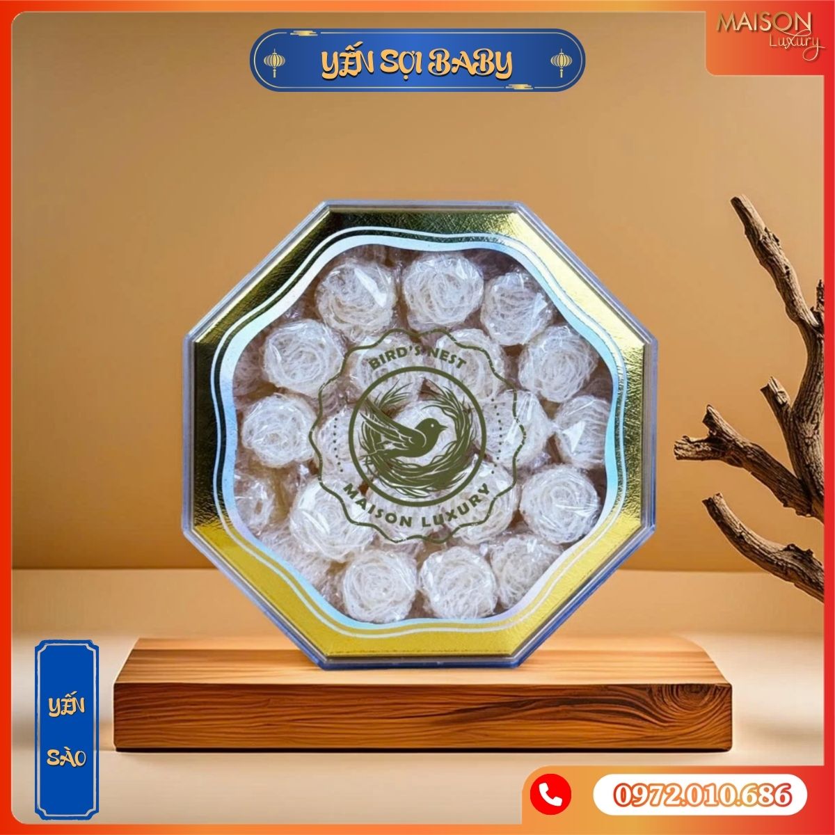 Yến Sào Cho Người Bệnh Viên Sợi Baby Maison 100g
