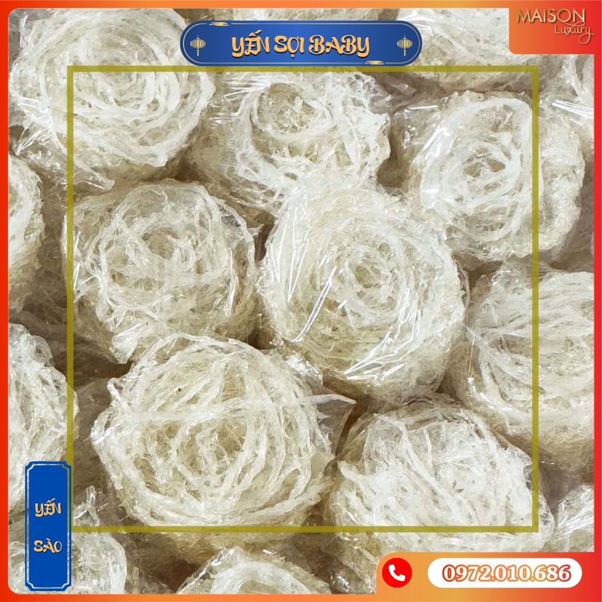 Yến Sào Cho Bé Viên Sợi Baby Maison 100g