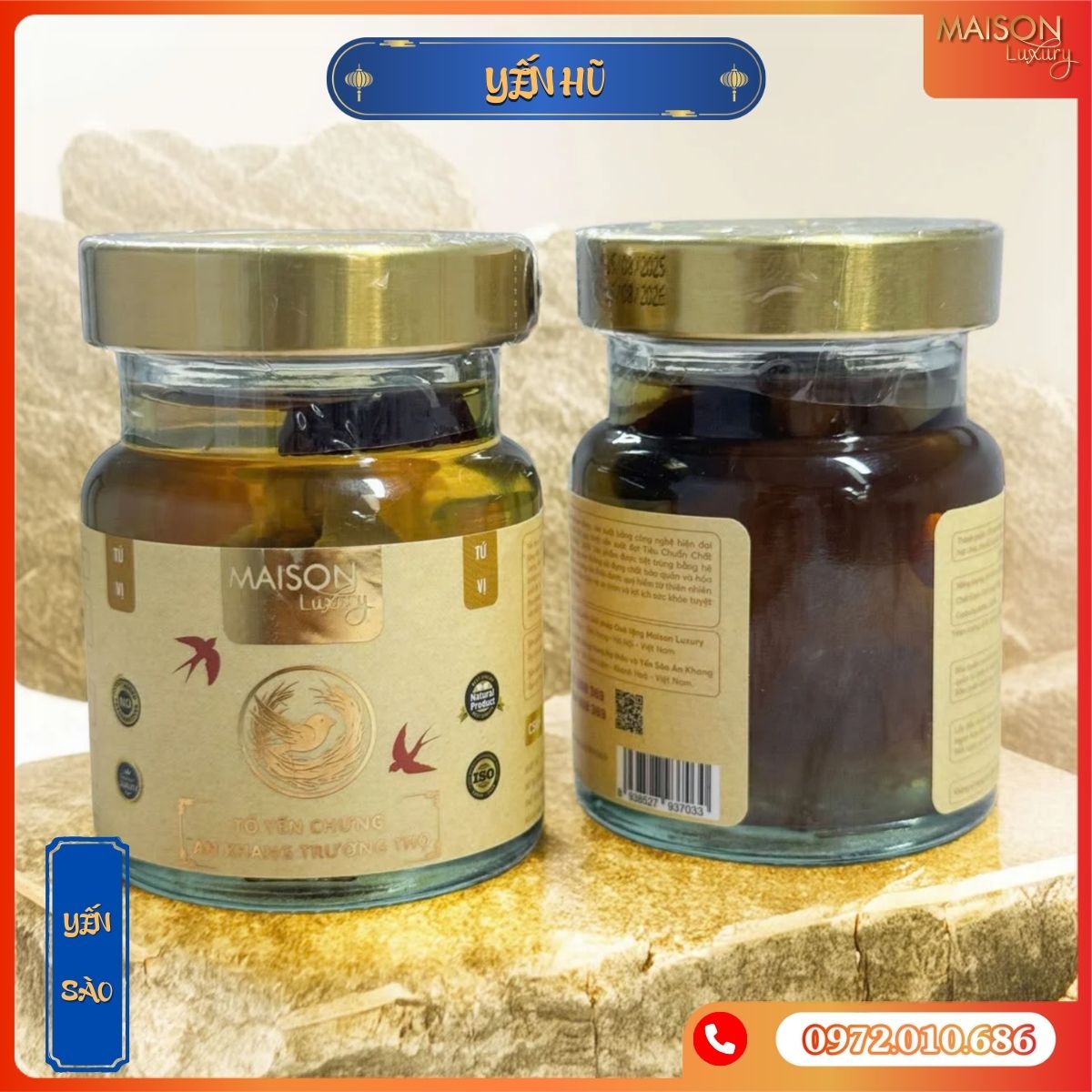 Tổ Yến Sào Cho Bé Chưng Tứ Vị 70ml - Maison Luxury
