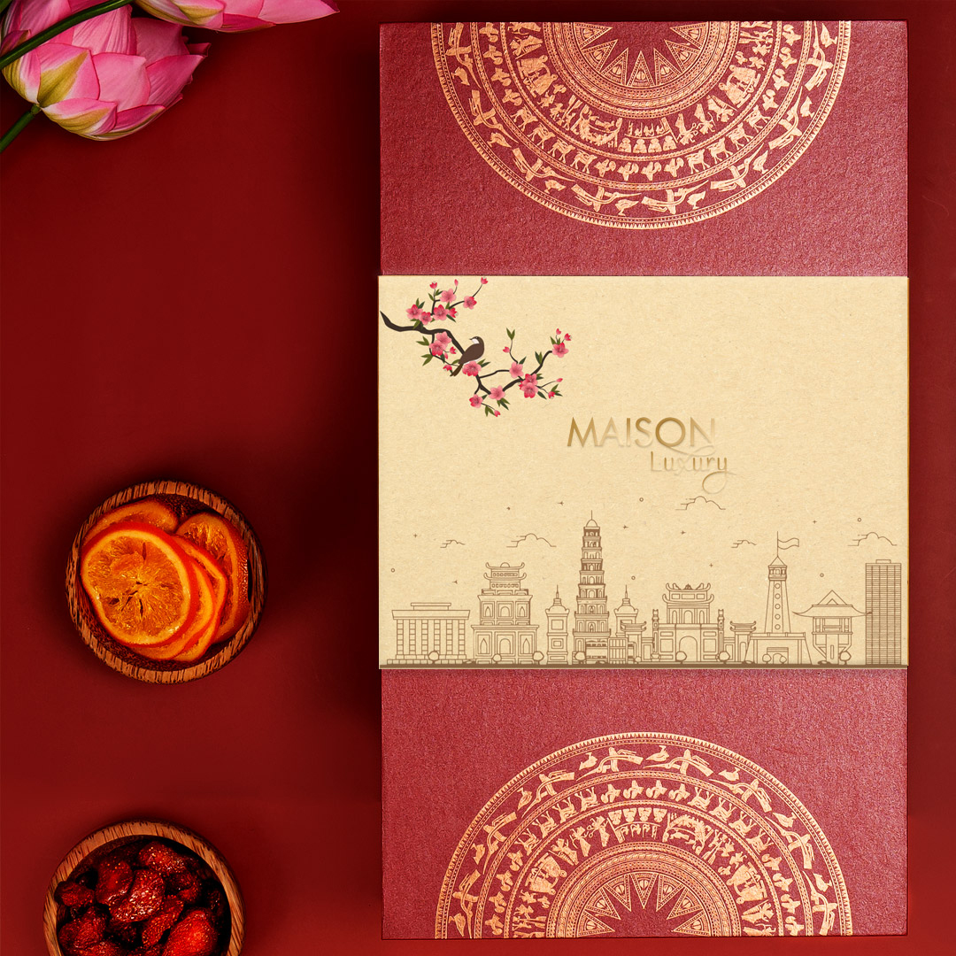 Hộp Quà Tết Maison Trống Đồng 2