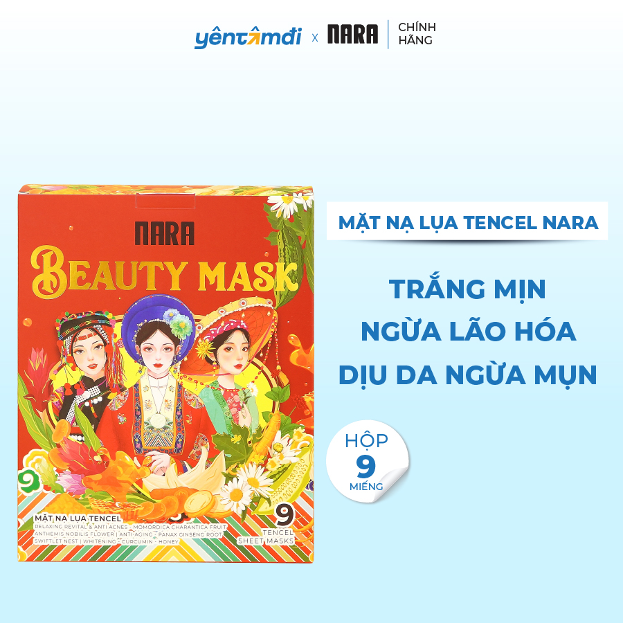 Hộp 9 miếng mặt nạ Nara