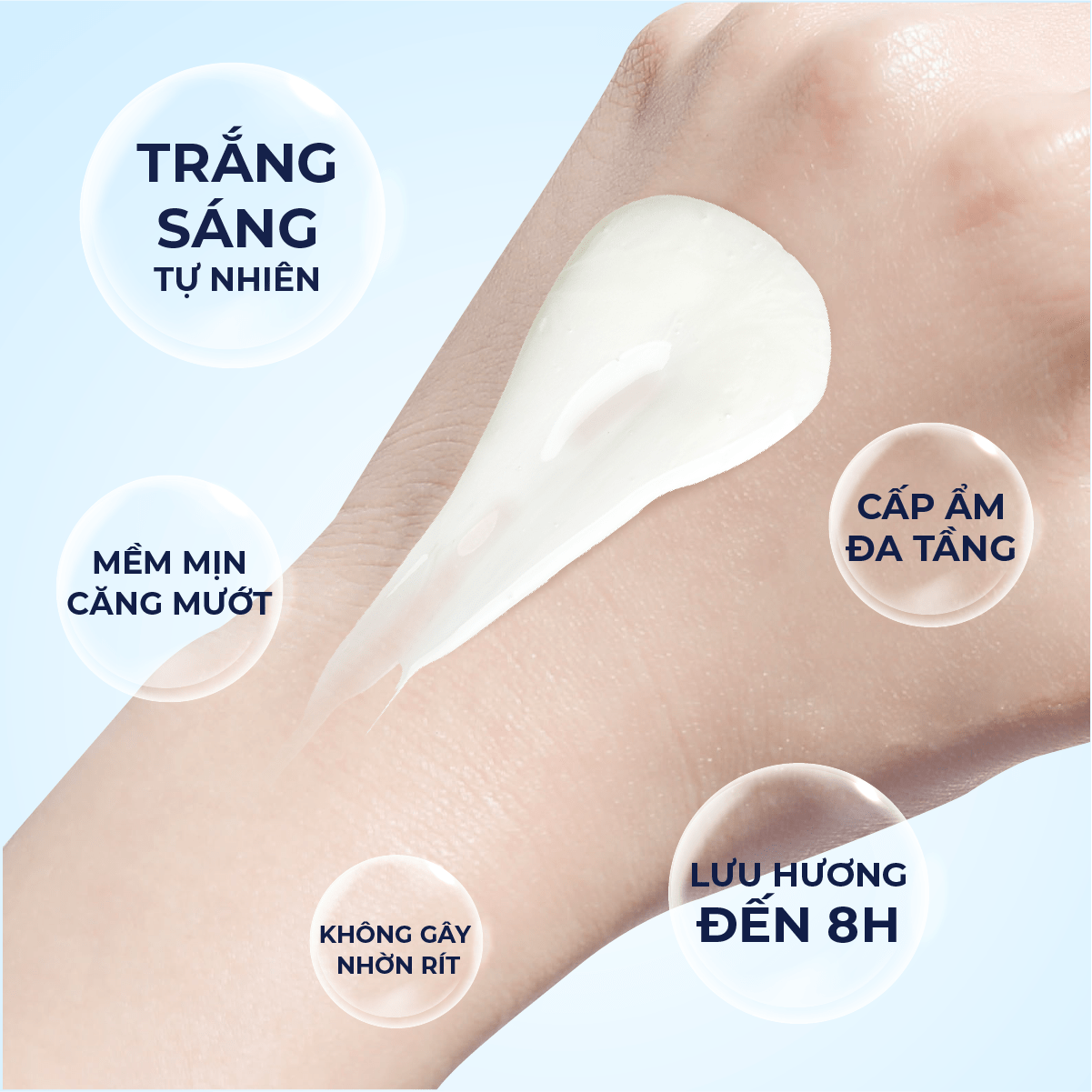 Sữa Tắm Cao Cấp Dê la Beauté Hương Nước Hoa Quyến Rũ Sáng Trắng Dưỡng Ẩm Đa Tầng 500ML