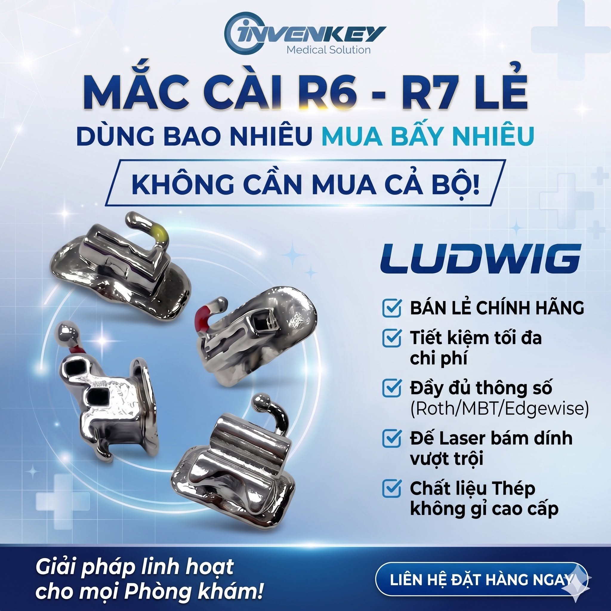 Mắc cài R6 Ludwig
