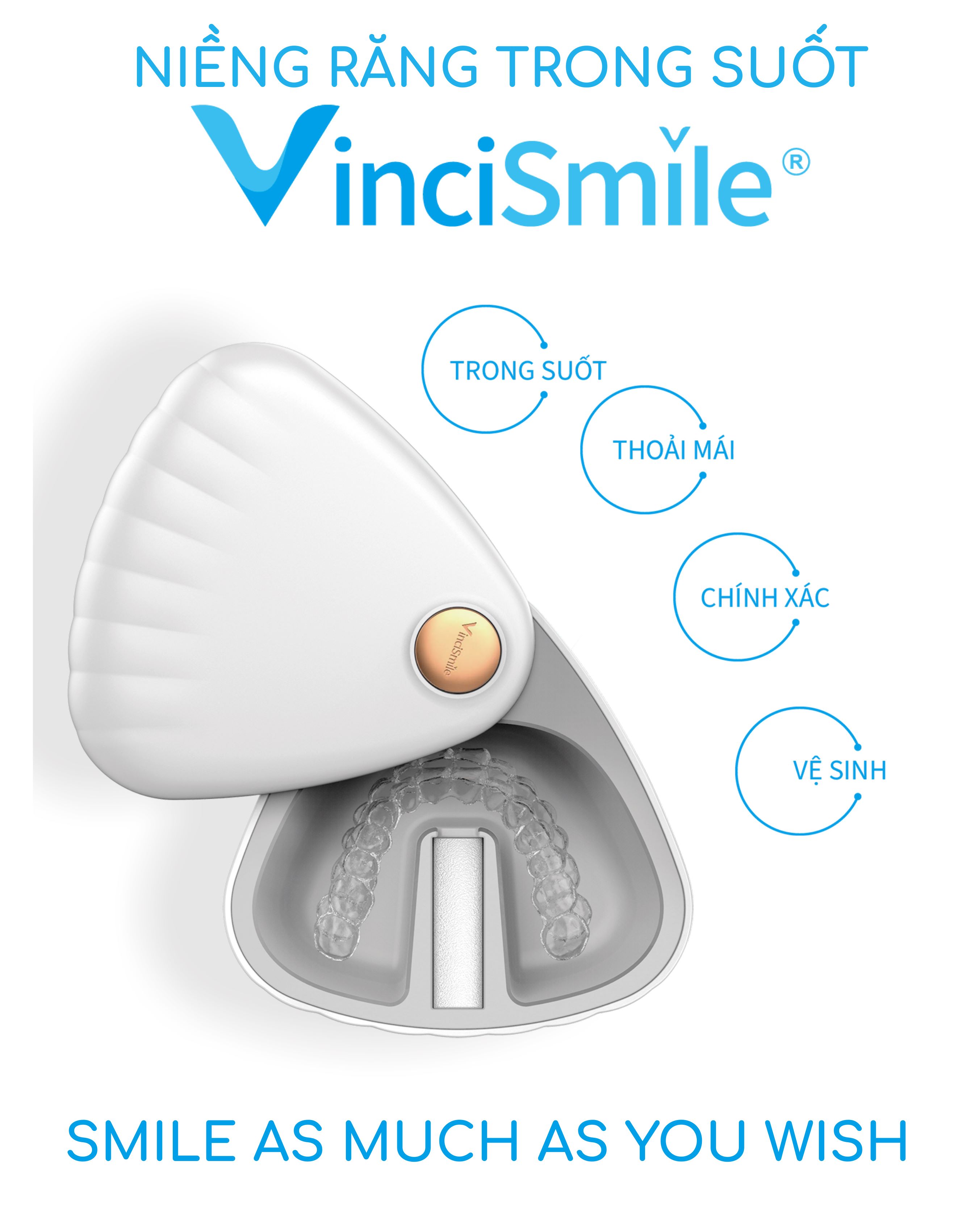 Niềng răng trong suốt VinciSmile