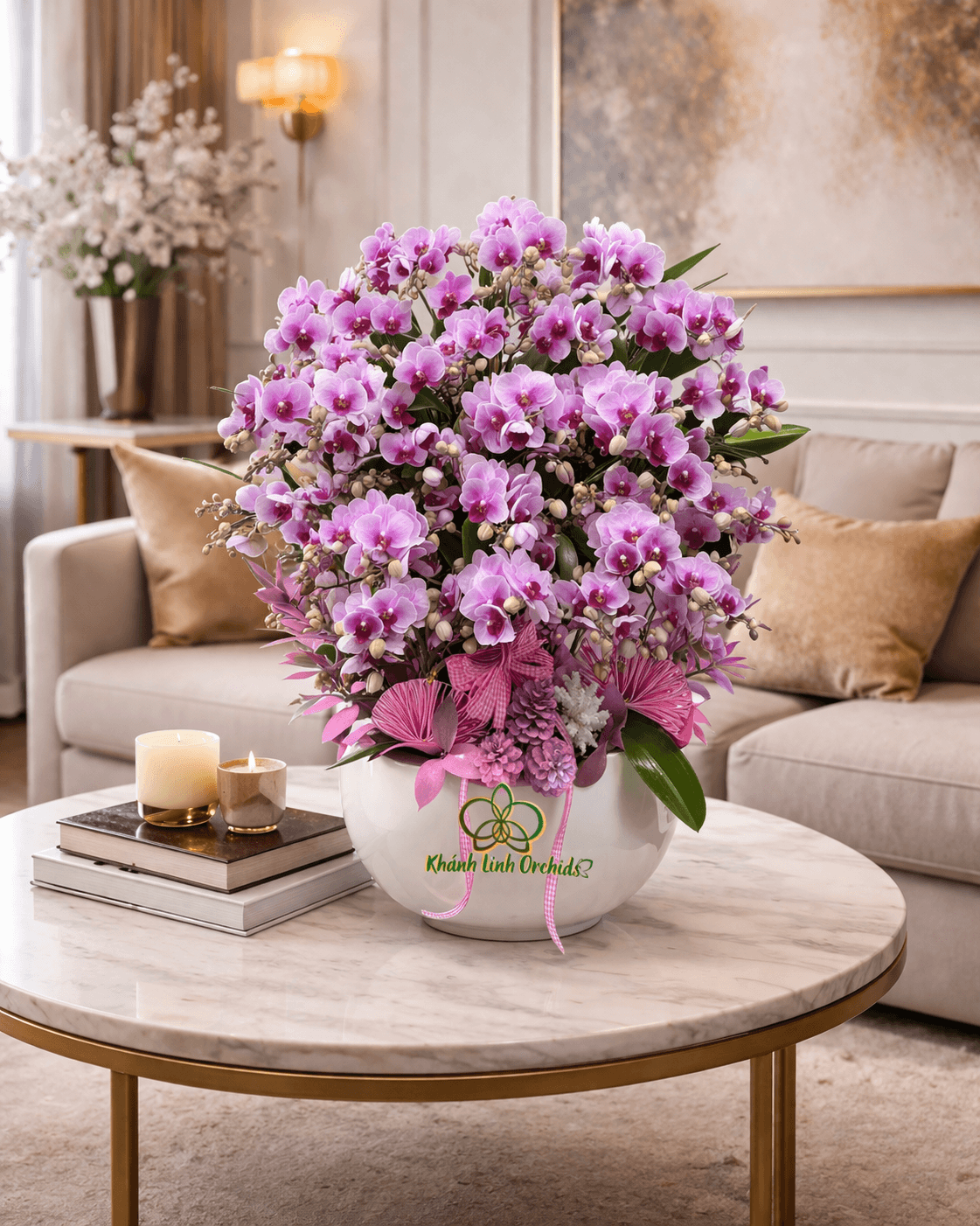 Lan Hồ Điệp Mini Tím 20 Gốc - MN034