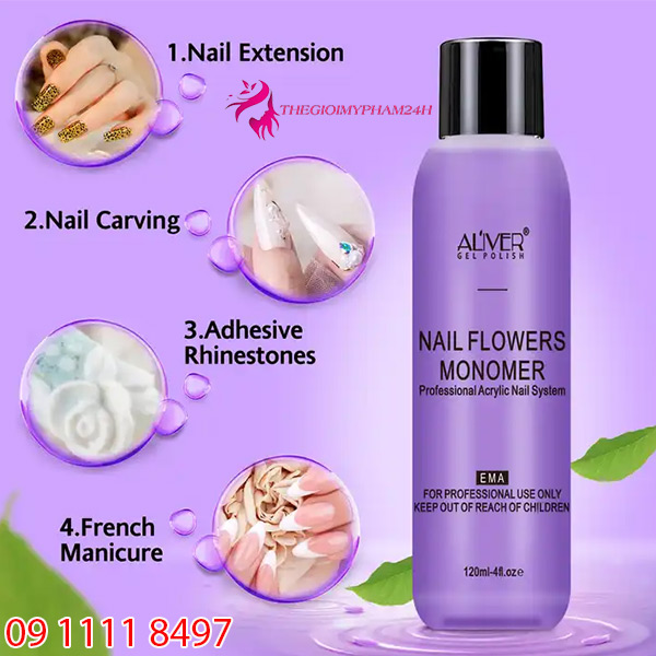 aliver nail flowers monomer-2