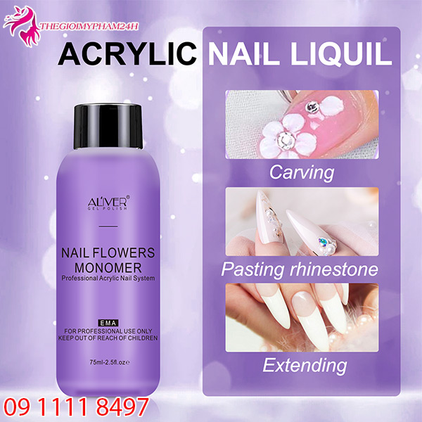 aliver nail flowers monomer-1