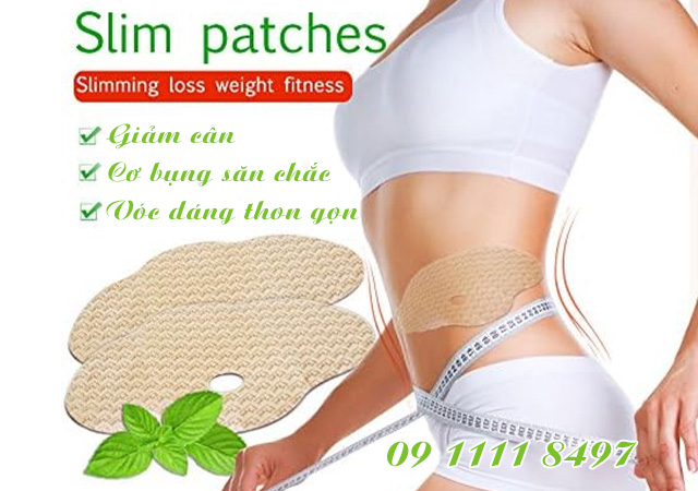 Miếng dán làm thon gọn, giảm mỡ bụng tự nhiên Aliver Slim Patch có tốt không