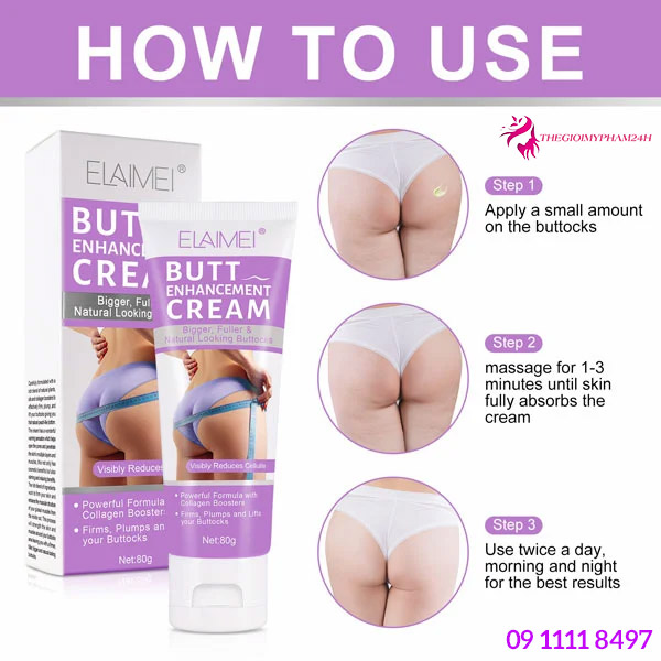 cách sử dụng butt enhancement cream